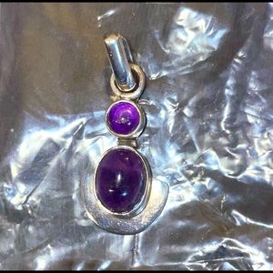purple rhinestone pendant’s